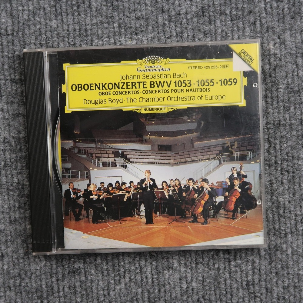 Bach CD Oboe Concertos BWV 1053 1055 1059 Chamber Orchestra of Europe Boyd